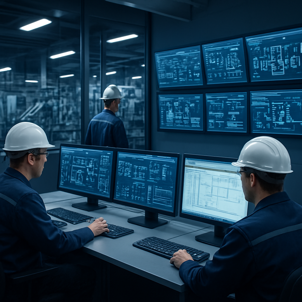 Industrial automation control room